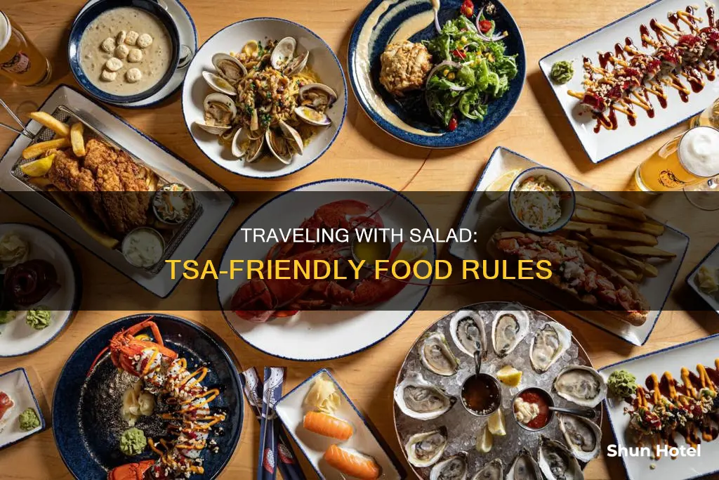 can you take a container of salad through airport security