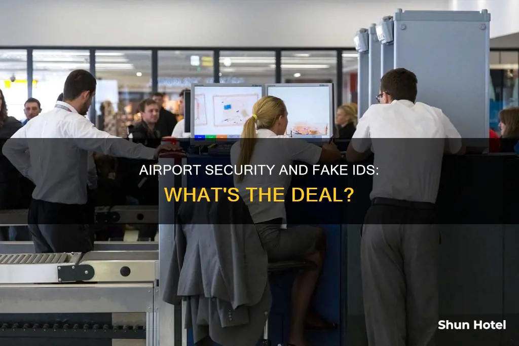 can you take a fake id through airport security