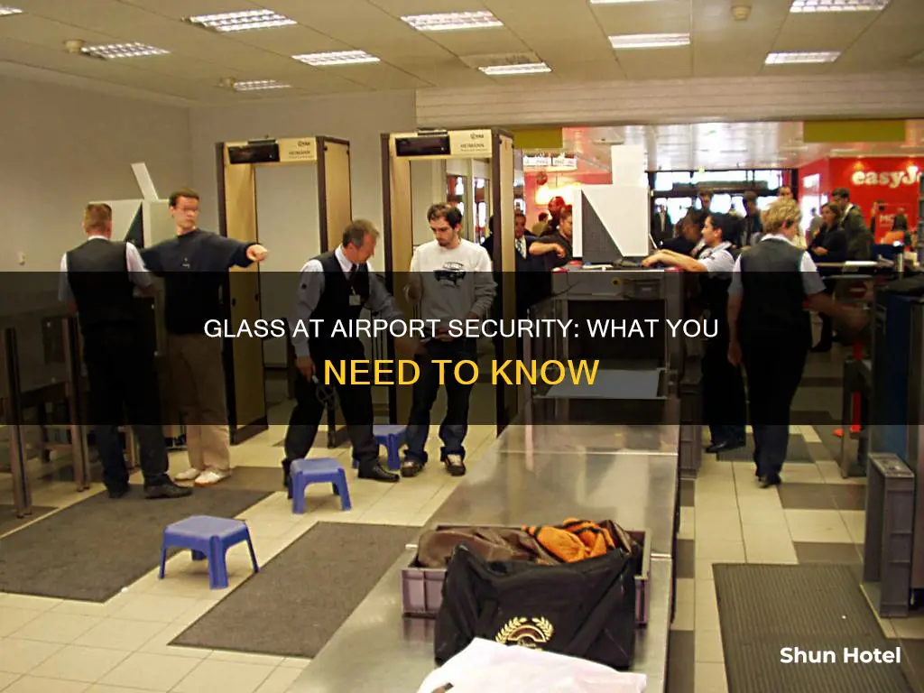 can you take a glass through airport security