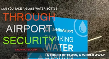 Travel Tip: Glass Water Bottles at Airport Security