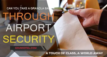 Travelers' Snack: Granola Bars and Airport Security