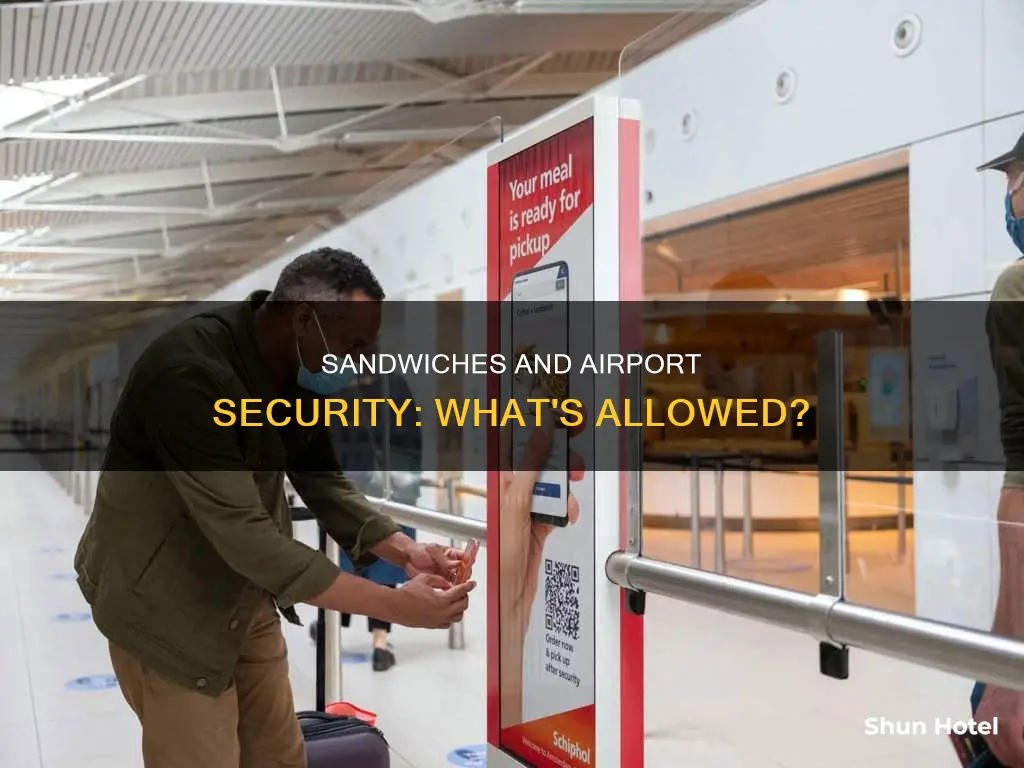 can you take a homemade sandwich through airport security
