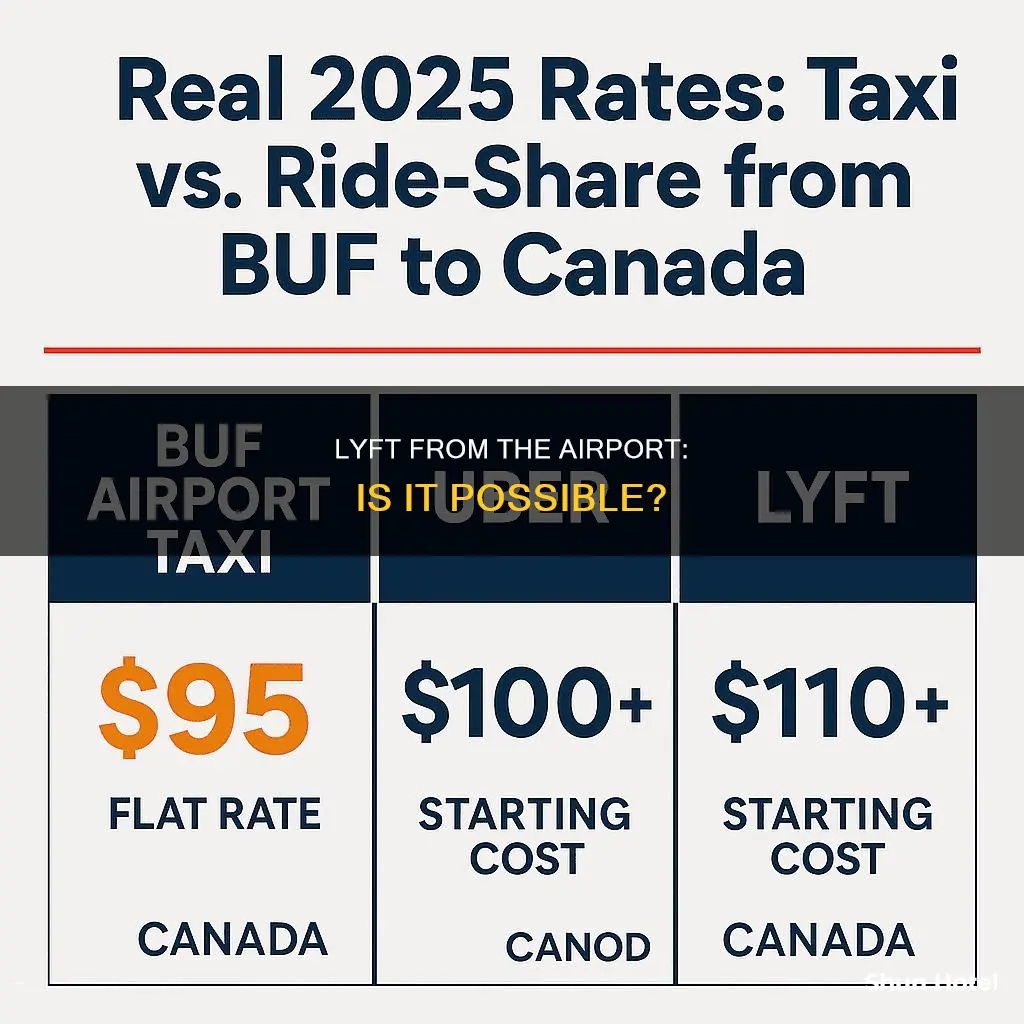 can you take a lyft from the airport