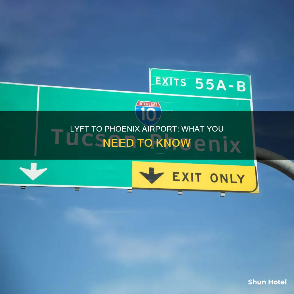can you take a lyft to the airport phoenix