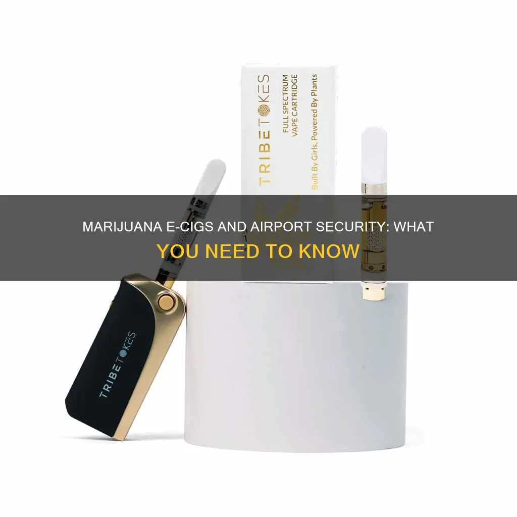 can you take a marinuana ecig through airport security
