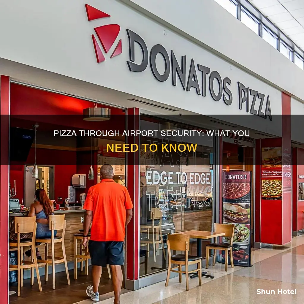 can you take a pizza through airport security