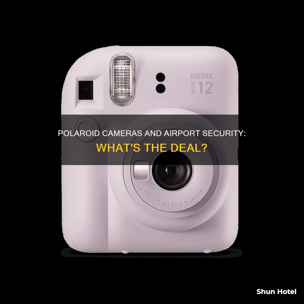 can you take a polaroid camera through airport security