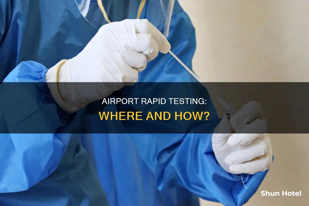 can you take a rapid test at the airport