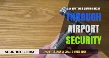Airport Security: Can You Bring Your Shaving Razor?