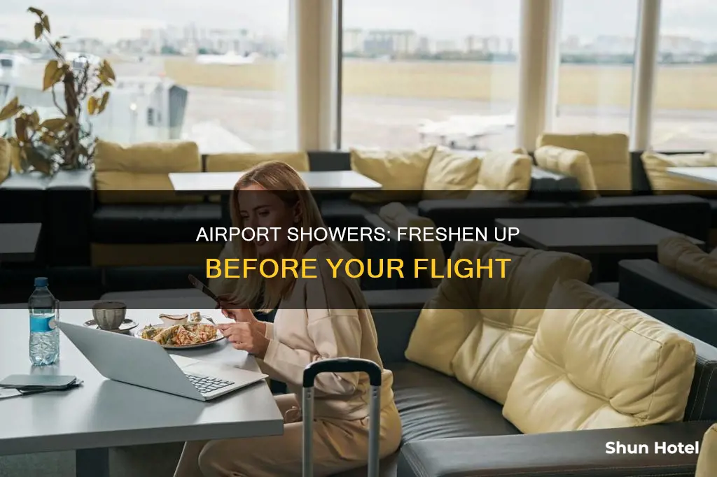 can you take a shower at the airport