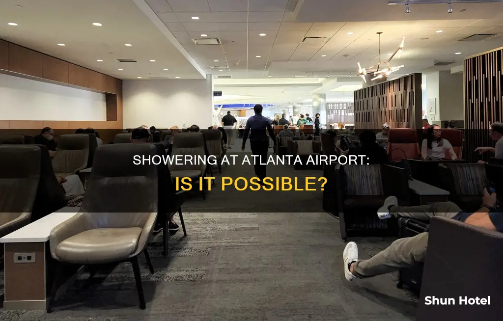 can you take a shower at the atlanta airport