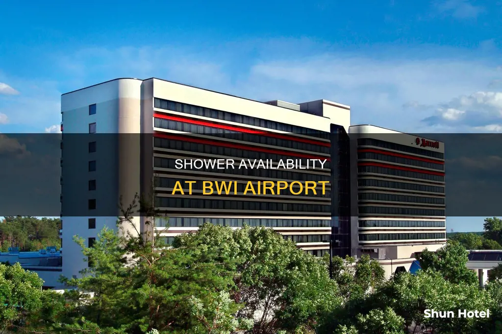 can you take a shower at the bwi airport