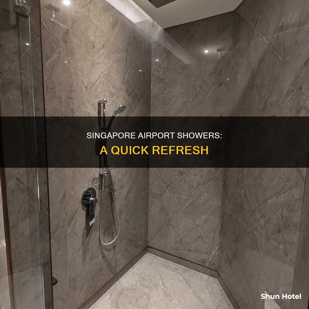 can you take a shower in singapore airport