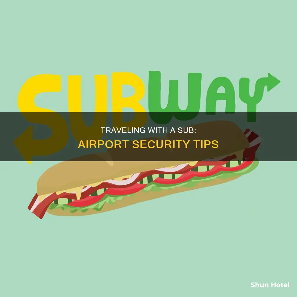 can you take a sub through airport security