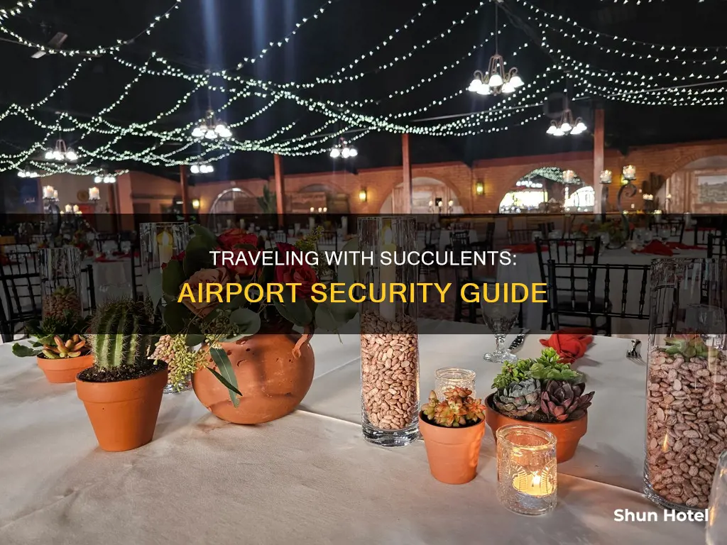 can you take a succulent through airport security