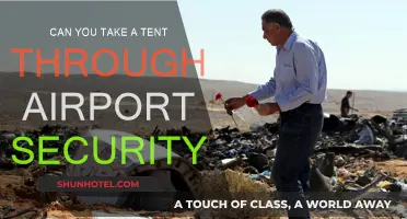 How to Travel with a Tent: Airport Security Guide