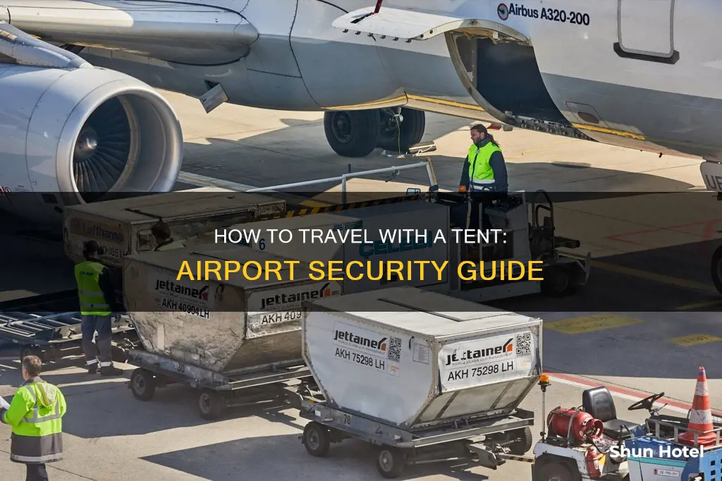 can you take a tent through airport security