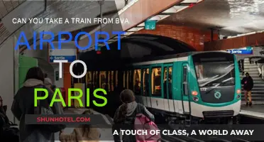 Travel from BVA to Paris: Train Options