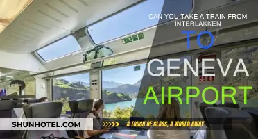 Travel from Interlaken to Geneva Airport by Train