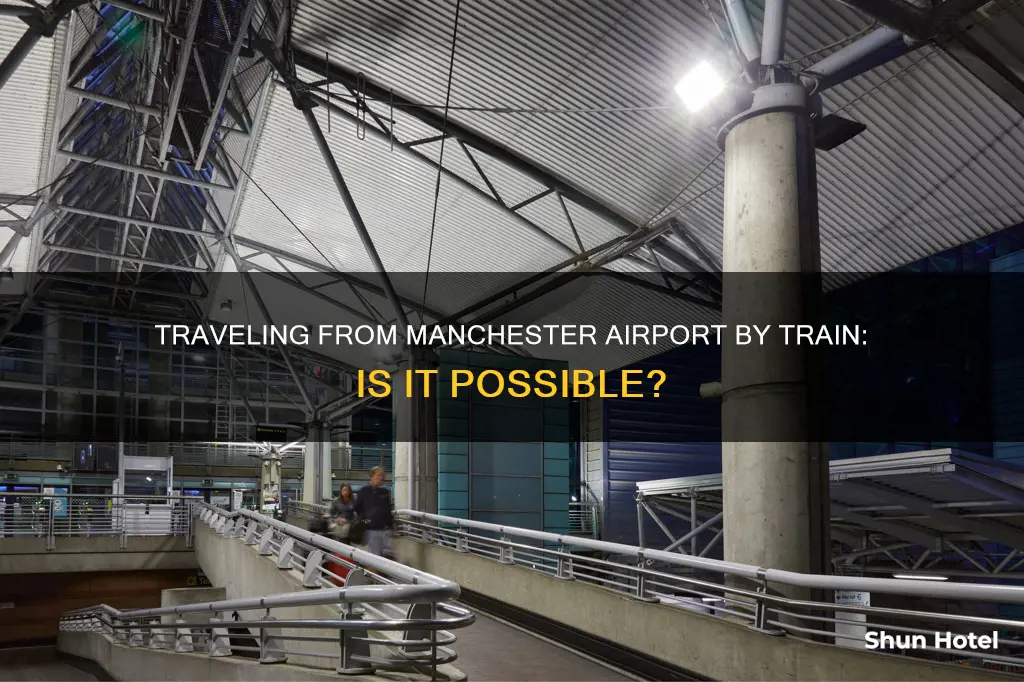 can you take a train from manchester airport