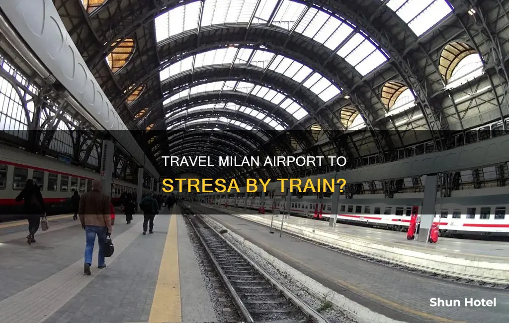 can you take a train from milan airport to stresa