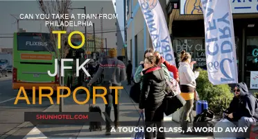 Travel from Philadelphia to JFK by Train?