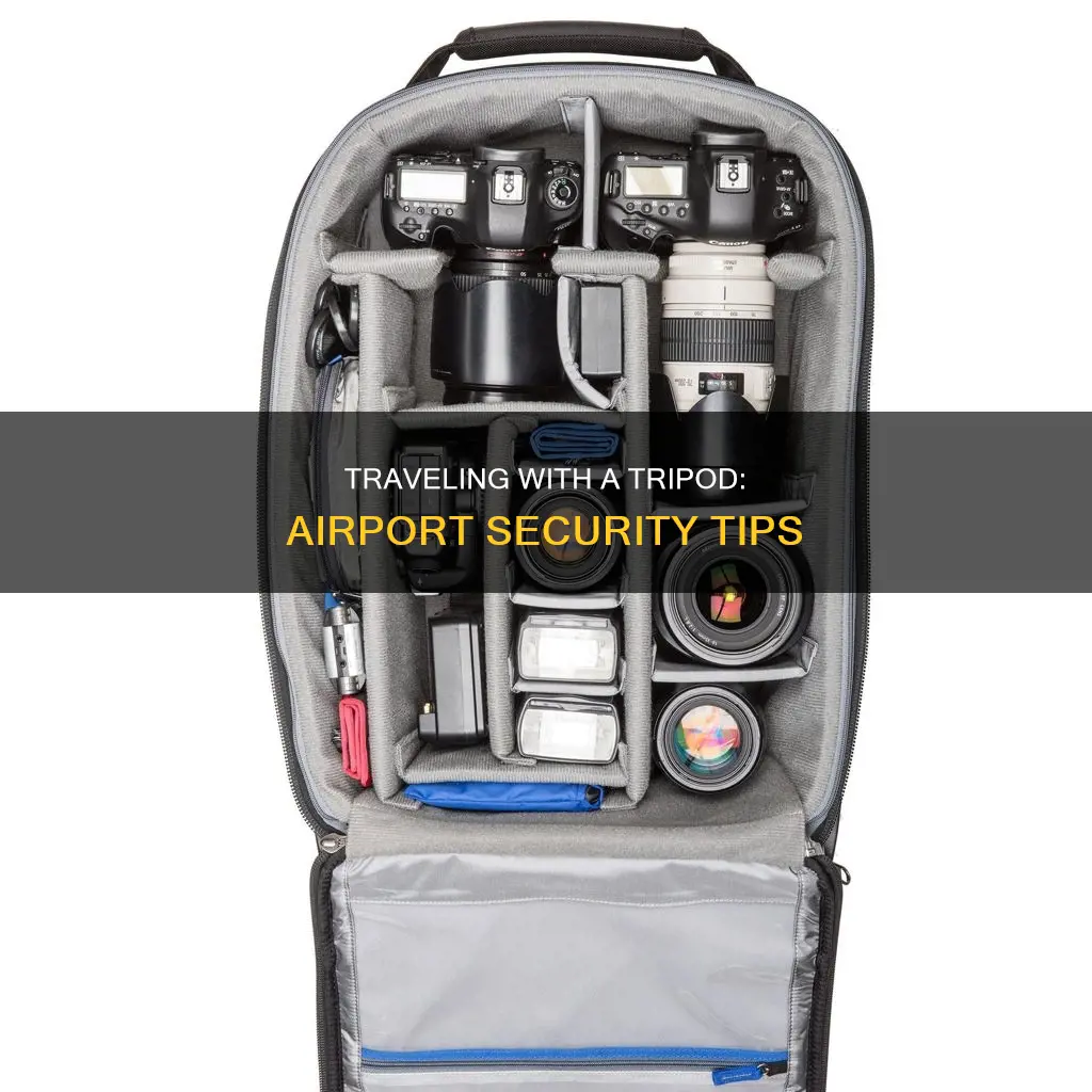 can you take a tripod through airport security