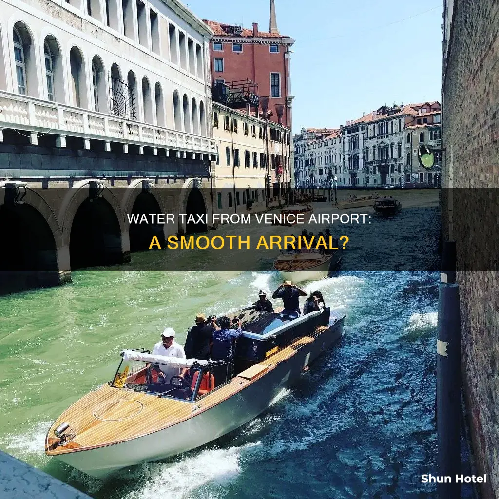 can you take a water taxi from venice airport