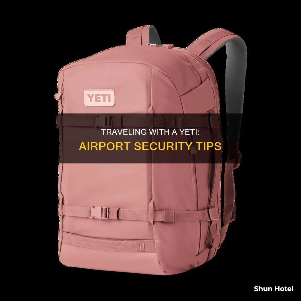 can you take a yeti through airport security