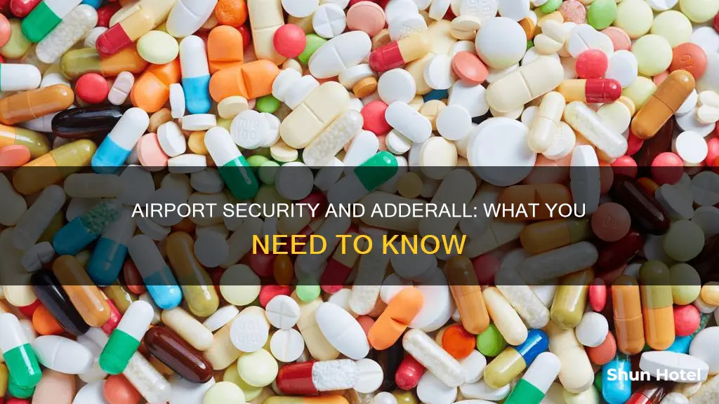 can you take adderall through airport security
