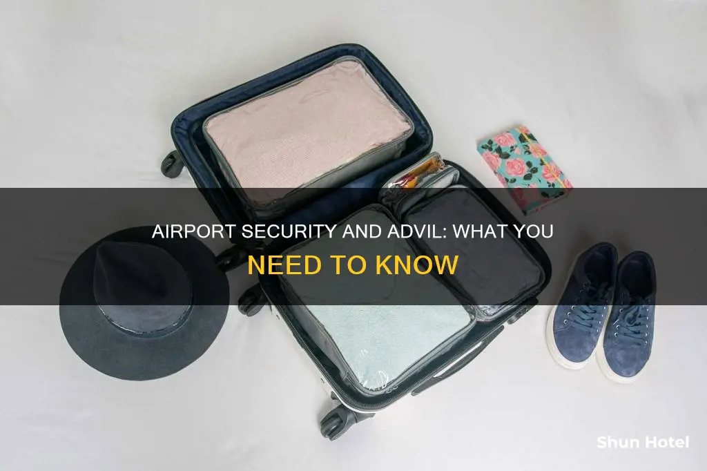 can you take advil through airport security