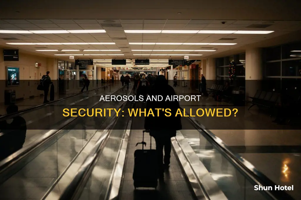 can you take aerosols through airport security