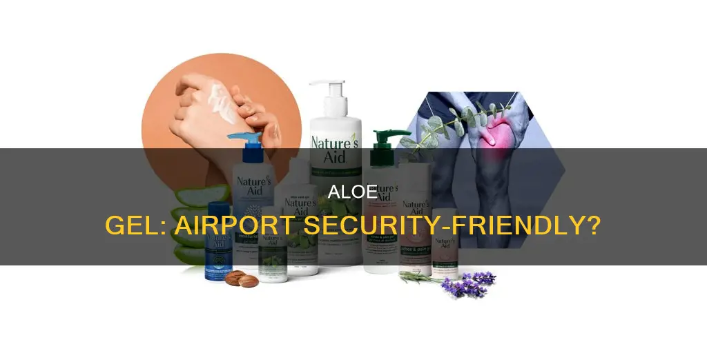 can you take aloe gel on airport