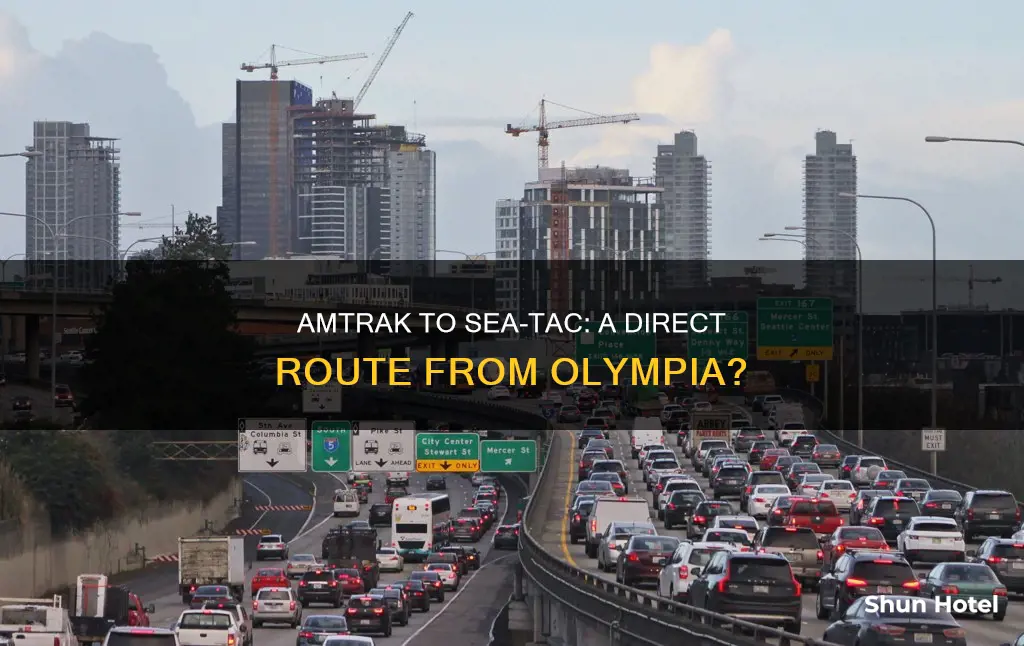 can you take amtrak to seatac airport from olympia