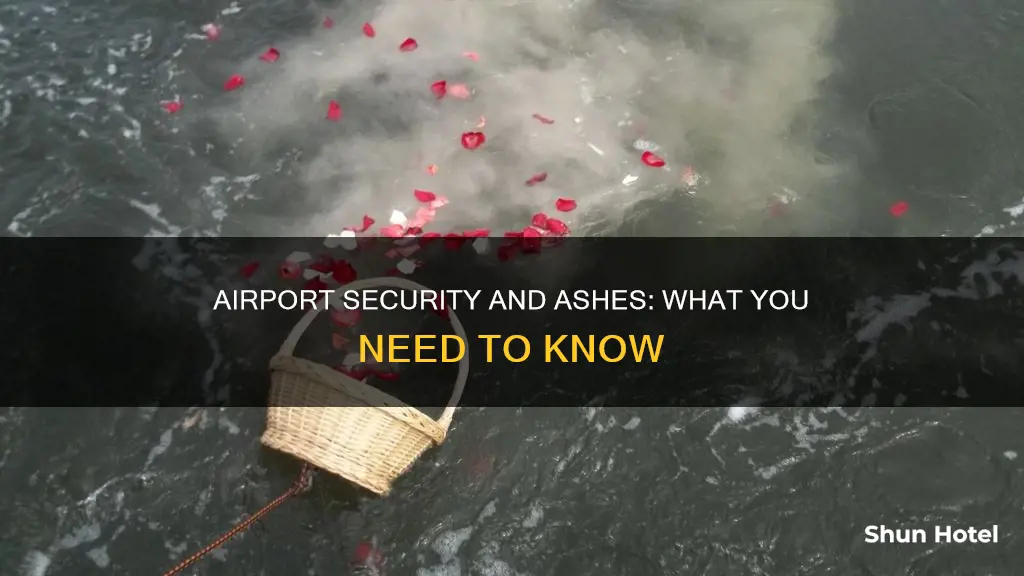 can you take ashes through airport security