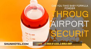 Traveling with Baby: Airport Security and Formula Powder