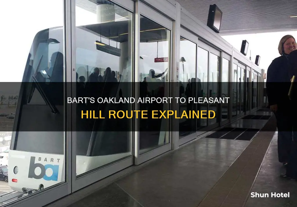 can you take bart for oakland airport to pleasant hill