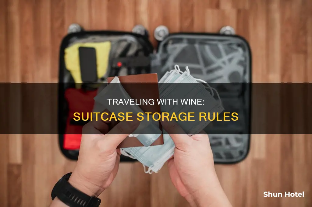 can you take bottle of wine in suitcase at airports