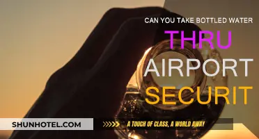 Airport Security and Bottled Water: What's Allowed?