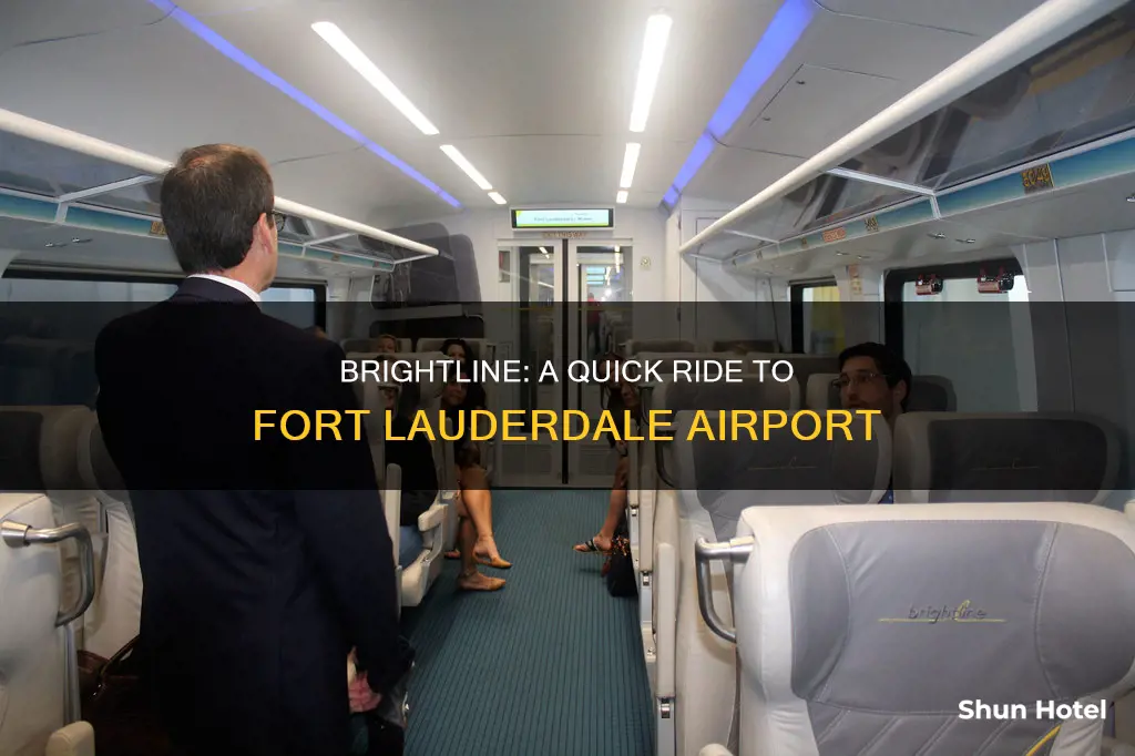 can you take brightline to fort lauderdale airport