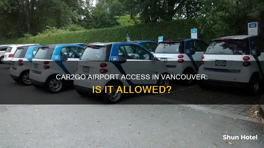 can you take car2go to the airport vancouver