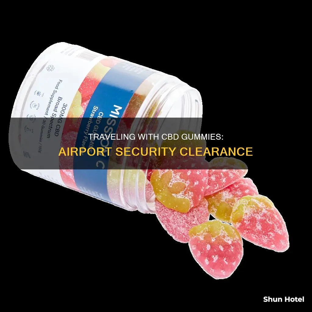 can you take cbd gummies through airport security