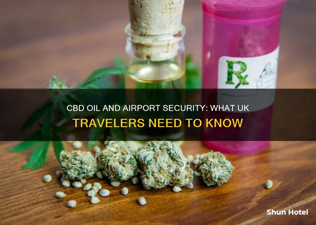 can you take cbd oil through airport security uk