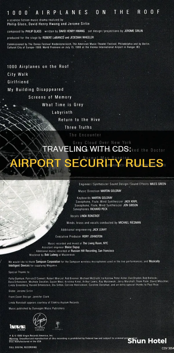 can you take cd to airport