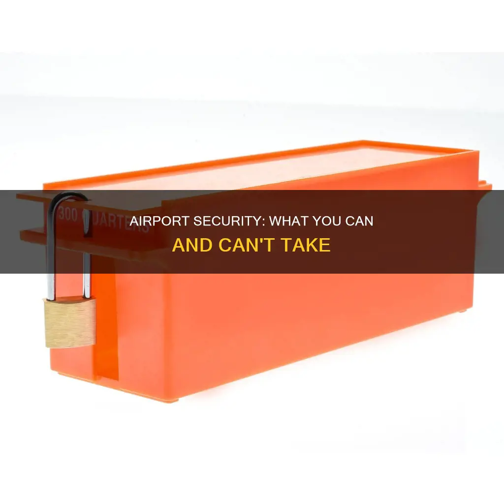 can you take change through airport security