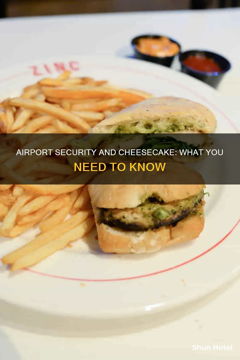can you take cheesecake through airport security