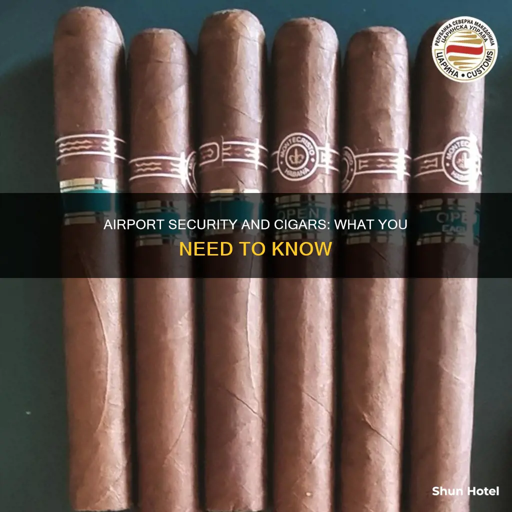 can you take cigars through airport security