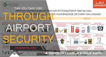 Airport Security: Cigarettes Allowed?