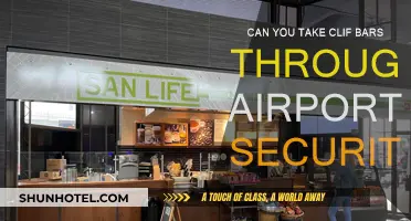 Are Clif Bars Allowed Past Airport Security?