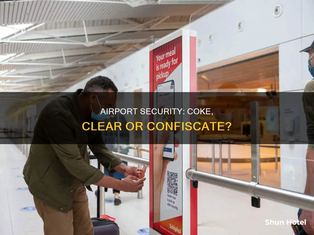 can you take coke in airport